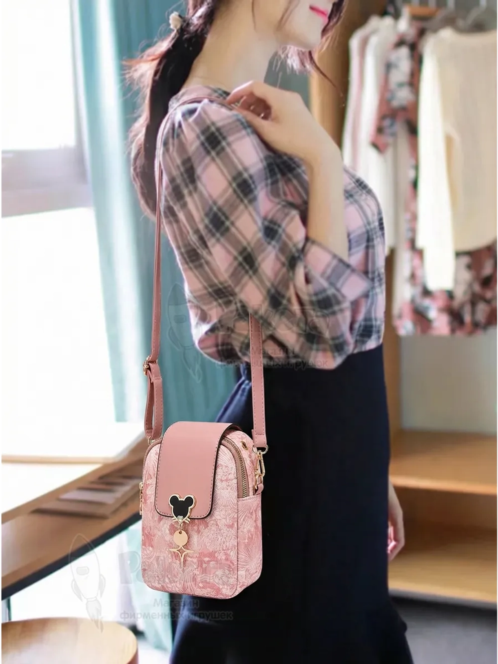 Сумка для девочки подростка на плечо кросс боди