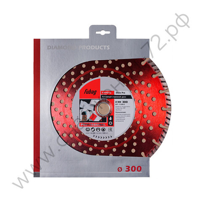 FUBAG Алмазный отрезной диск Stein Pro D300 мм/ 30-25.4 мм по камню