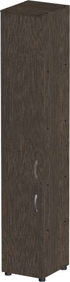 Стеллаж узкий закрытый 2 двери