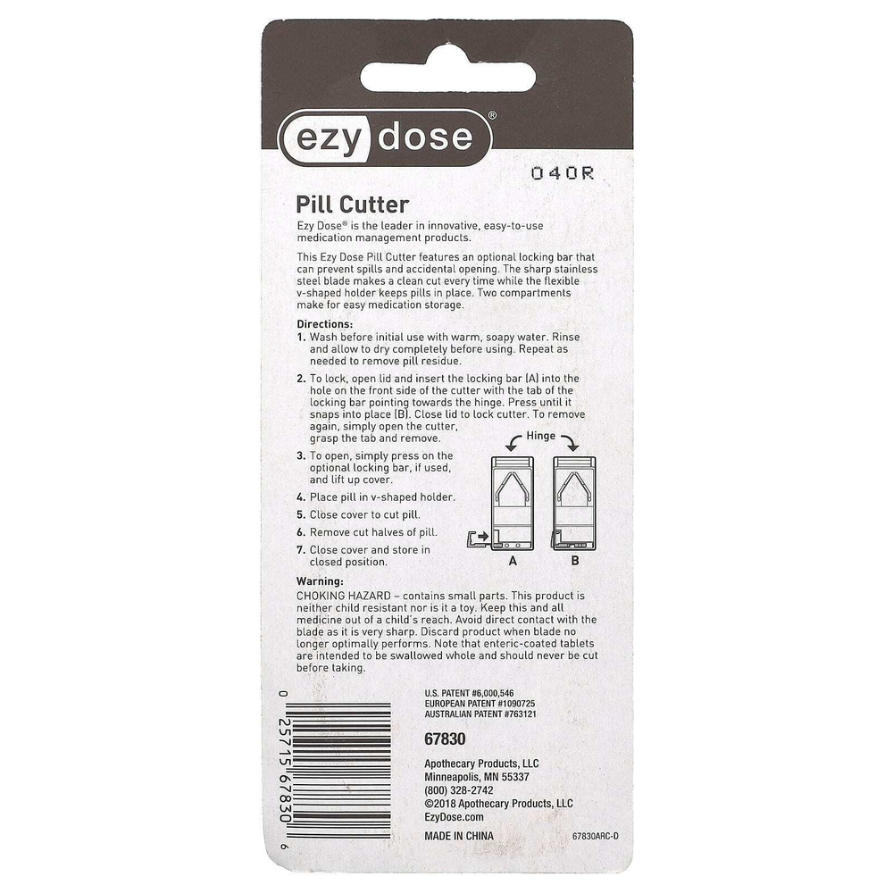 Ezy Dose, форму для таблеток, 1 шт.