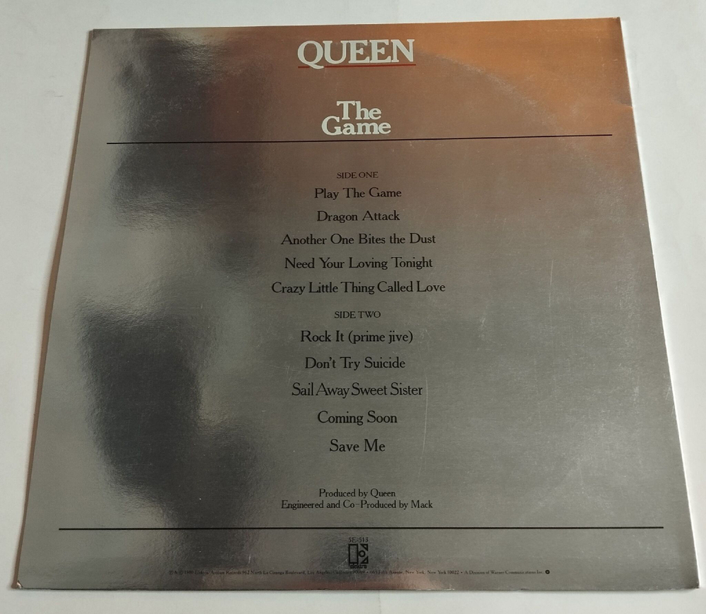Винтажная виниловая пластинка LP Queen The Game (Japan 1980) (No Obi)