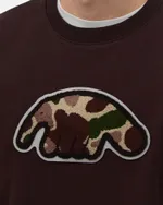 Толстовка Anteater Crewneck CamoLogo коричневая