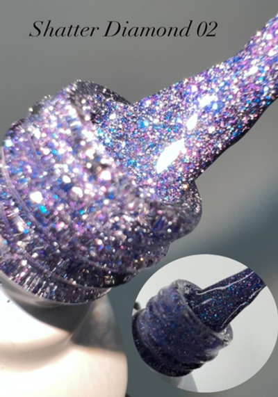 Гель-лак FOR YOU Shatter Diamond № 02