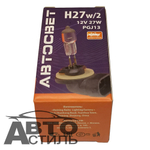 Автолампа H27W2 12V Автосвет 12V27 W2  (PGJ13)  цоколь Г-образный 32727W/2
