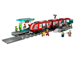 LEGO City 60423 — трамвай и остановка в центре города, городская линия