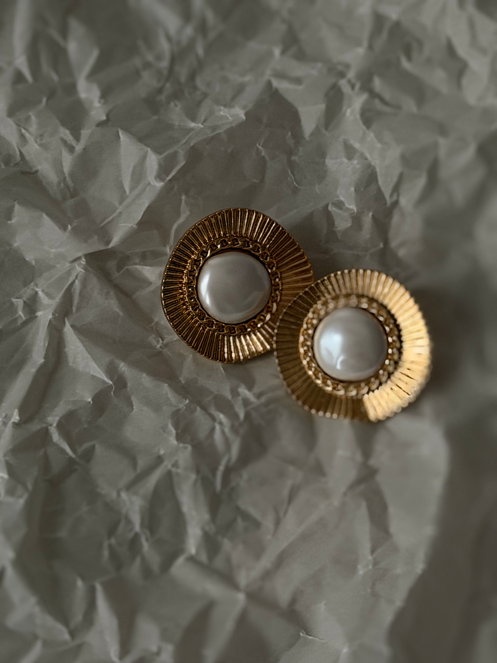 Серьги Pearl, Золотые