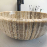 Раковина из оникса Bowl Grey Medium BO-60653 3cm 45*45*17