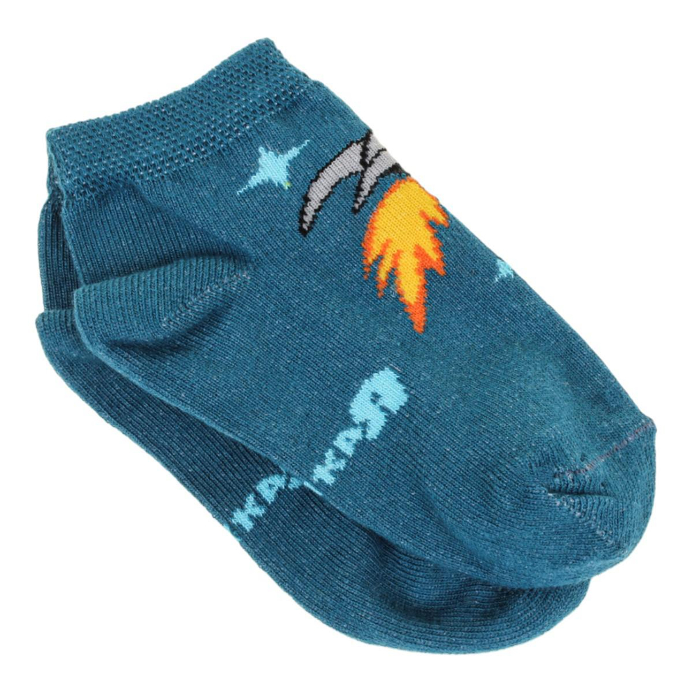 Носки для мальчиков "Ракета" р.12-14, 4562625 бирюзовый (Крошка Я), 1 шт.
