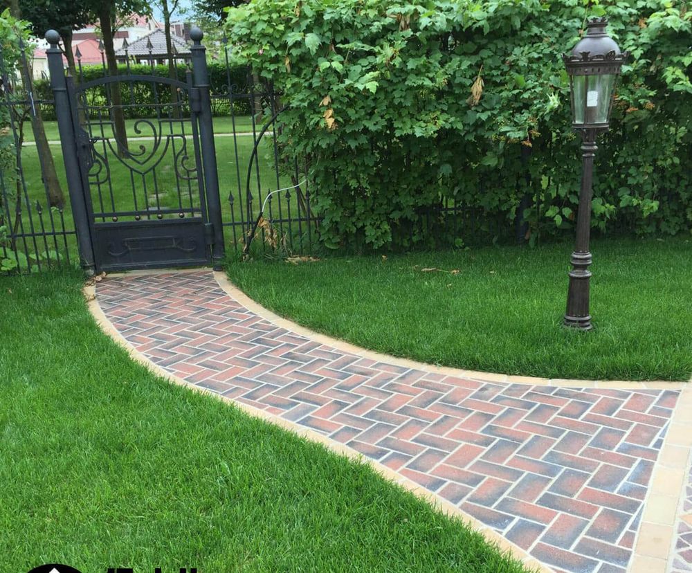 Feldhaus Klinker P408SKF-ECO 200x100x18 gala nero, красный-пестрый с нагаром - Клинкерная тротуарная брусчатка