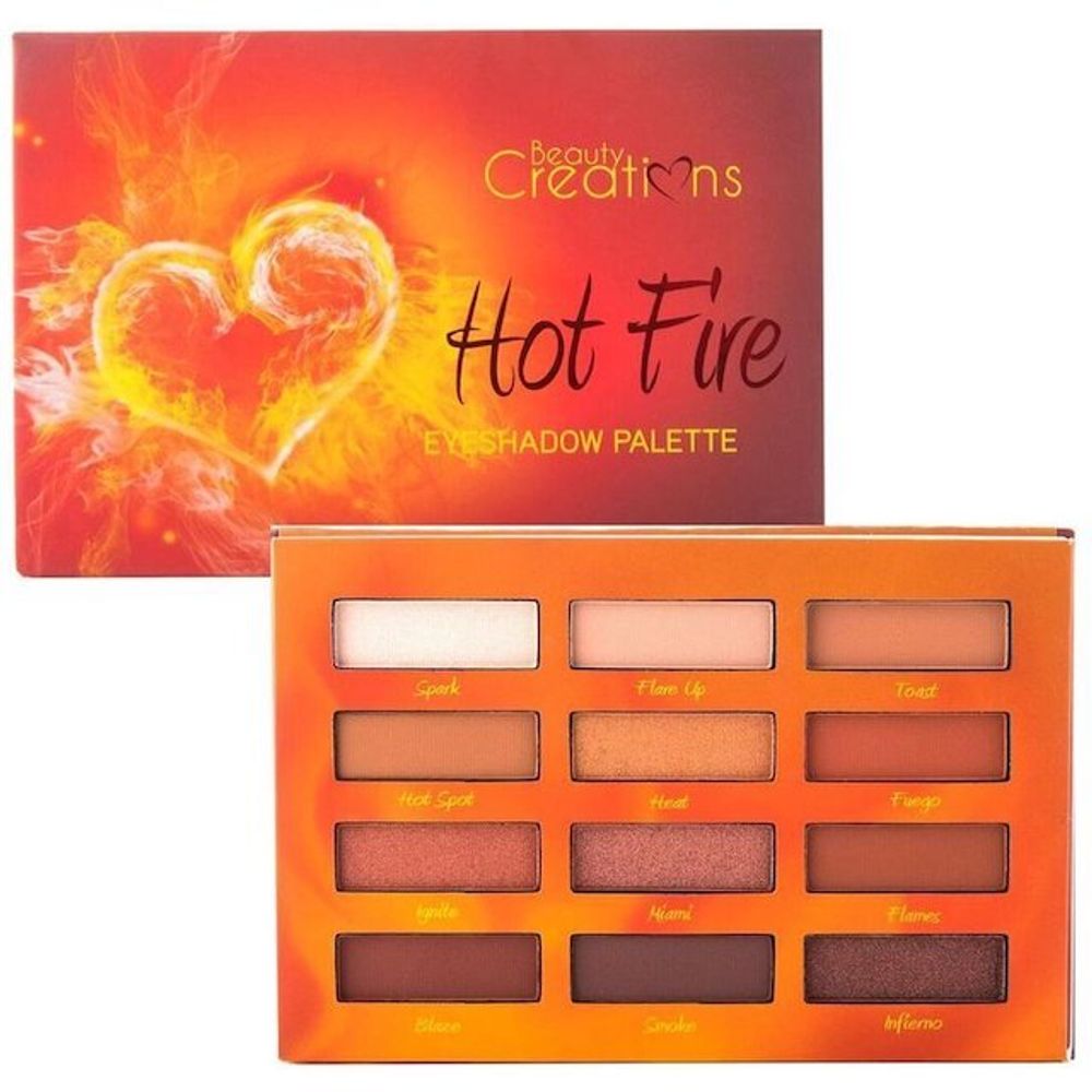 Beauty Creations Cosmetics Hot Fire тени