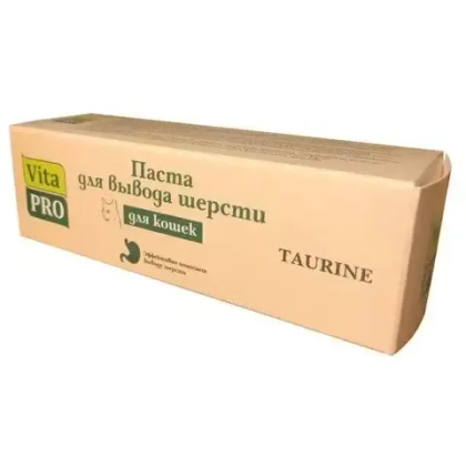 VITA PRO Паста для вывода шерсти для кошек Таурин 30 мл