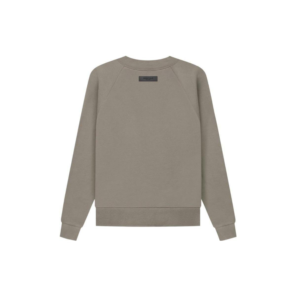 Толстовка Fear of God Essentials SS22 Crewneck Desert Taupe Logo, FOG-SS22-266