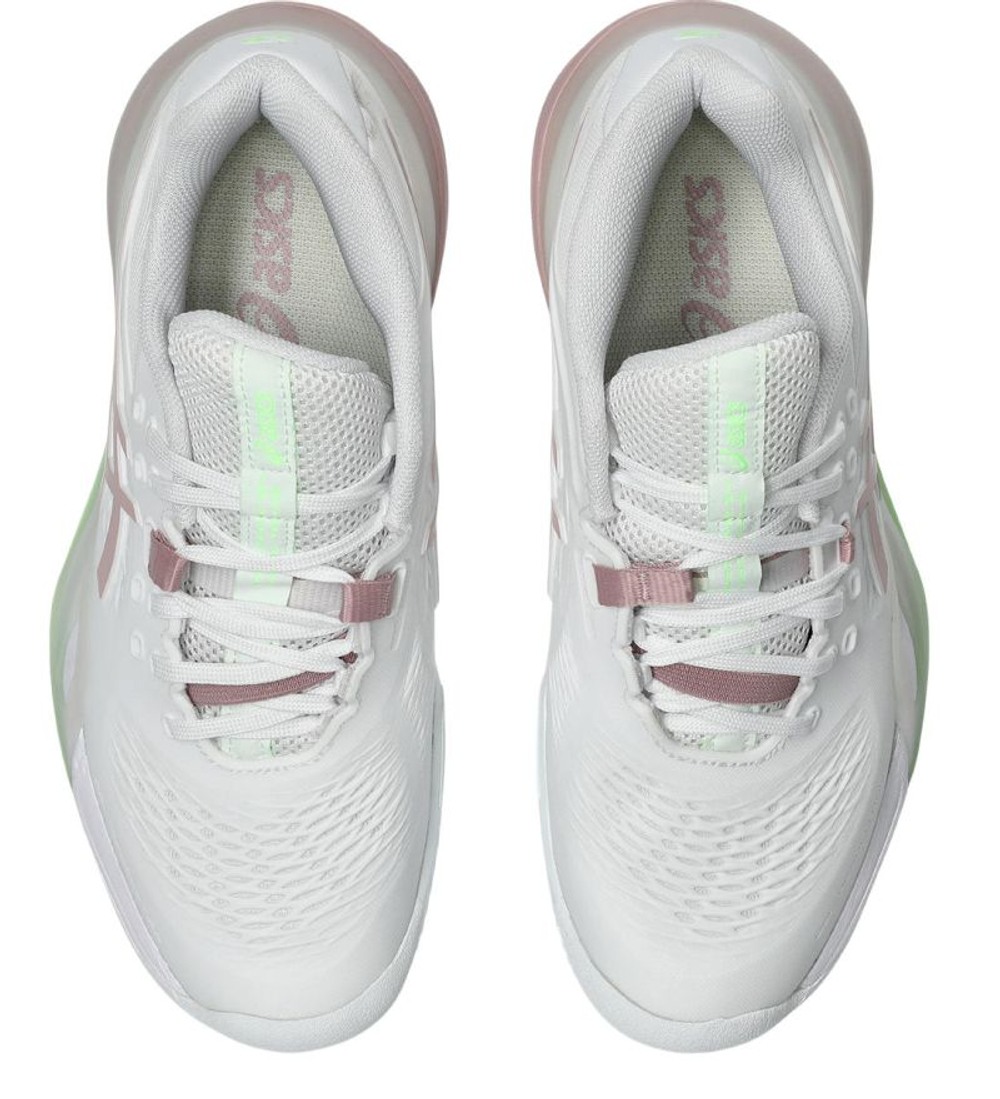 Женские теннисные кроссовки Asics Gel-Resolution X Clay - white/morganite