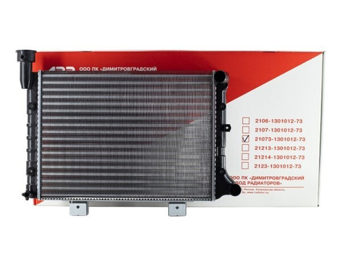 Радиатор основ. алюм. /21073/ инж. (ДЗР)