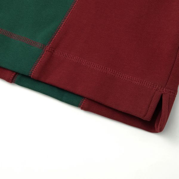 Толстовка College star бордовая / зеленая - фото 7