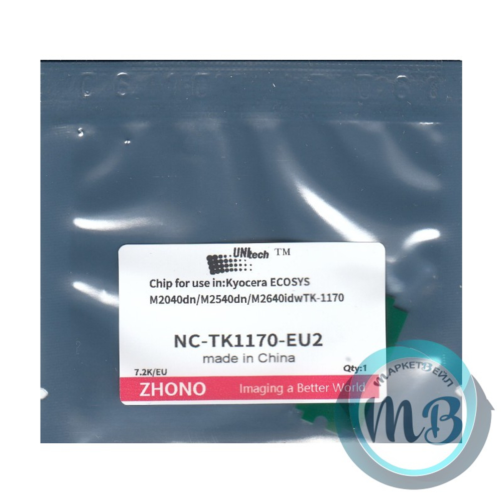 Чип UNItech для картриджа Kyocera TK-1170, ECOSYS M2040/M2540/M2640 (7,2K) Zhono