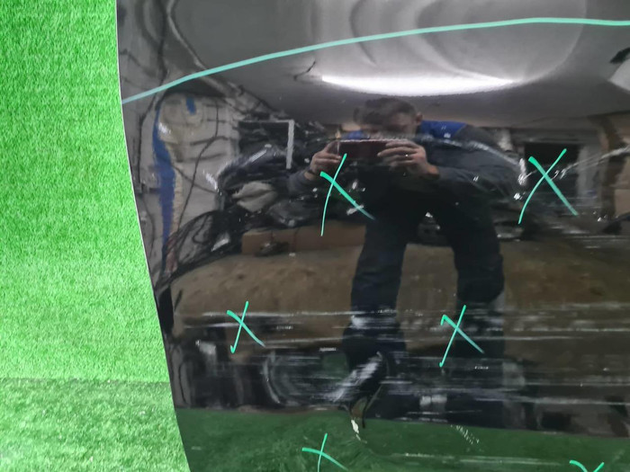 Дверь сдвижная правая Mercedes V w447 (2014-н.в.)