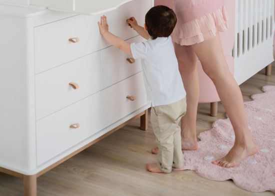 Комод Classic 6 ящиков (белый)