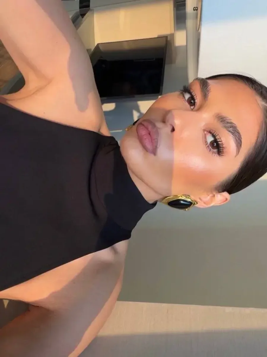 Серьги ромбы с черным литьем