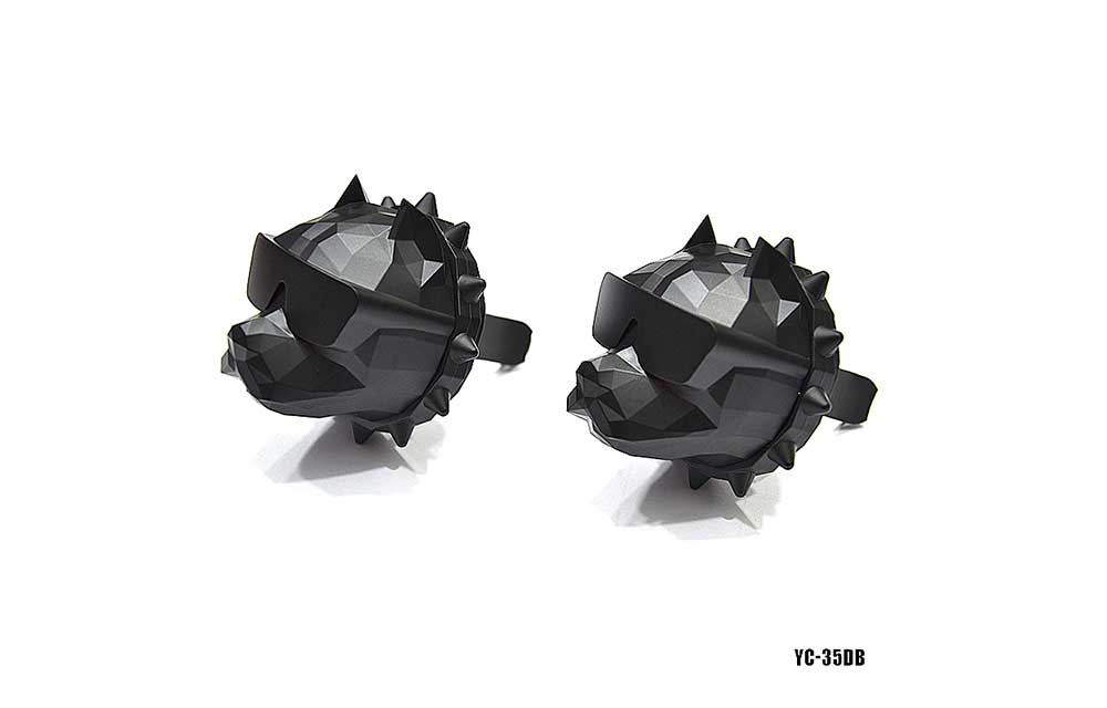 Ароматизатор-игрушка -на обдув- Собачки ПИТБУЛЬ - YC-35DB Dumb black