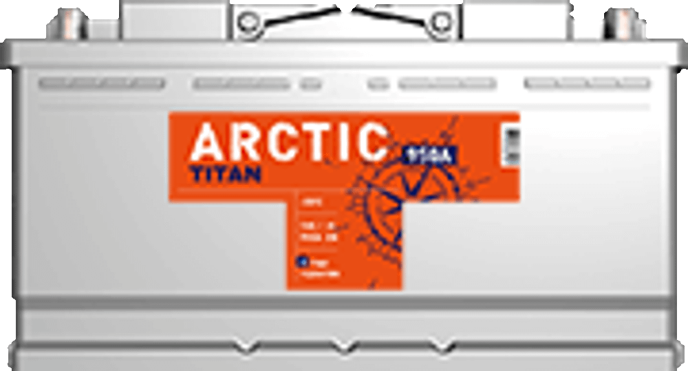 TITAN ARCTIC silver 6СТ-100 аккумулятор