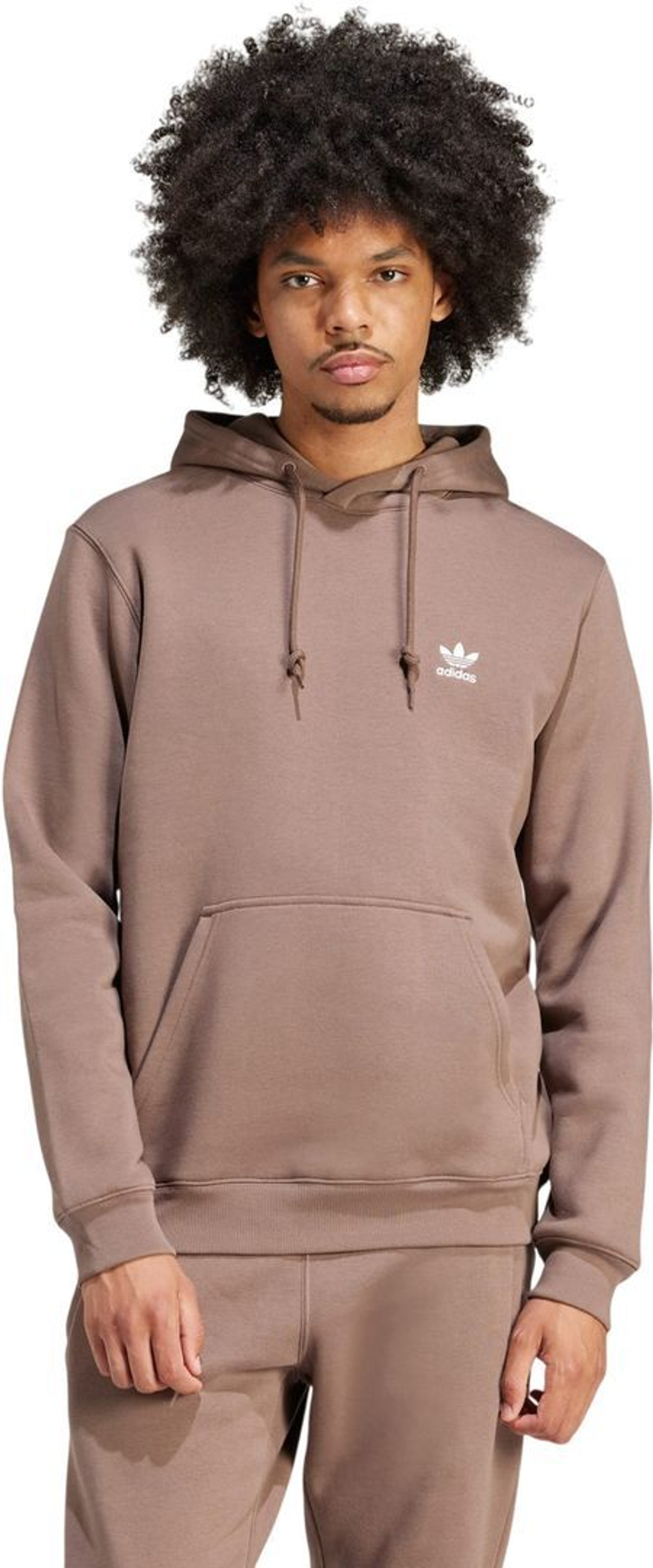 Толстовка Adidas Trefoil Essentials Hoodie бежевый