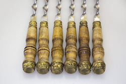 Шашлычный набор «Без клапана» на 6 шампуров