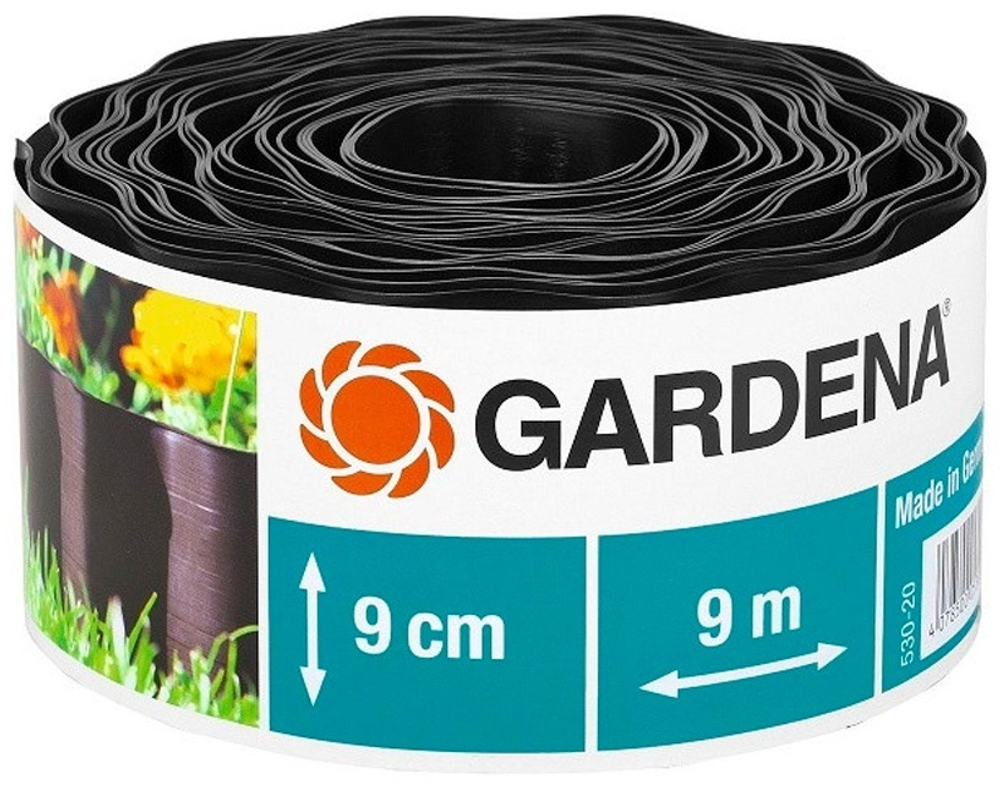 GARDENA бордюр садовый 00530-20 коричневый, черный