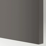Шкаф-купе - IKEA PAX/HASVIK/ПАКС/ХАСВИК ИКЕА, 200x66x236 см, темно-серый