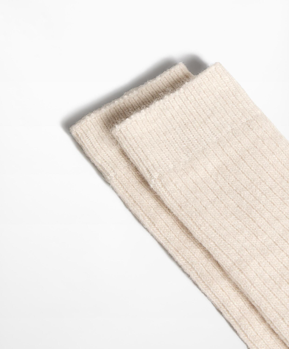 Oysho Длинные носки с добавлением кашемира, каменный