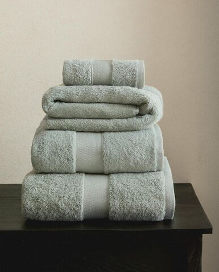 Zara Home - Хлопковое банное полотенце премиум-класса (600 г / м2), синий, 30х50 см