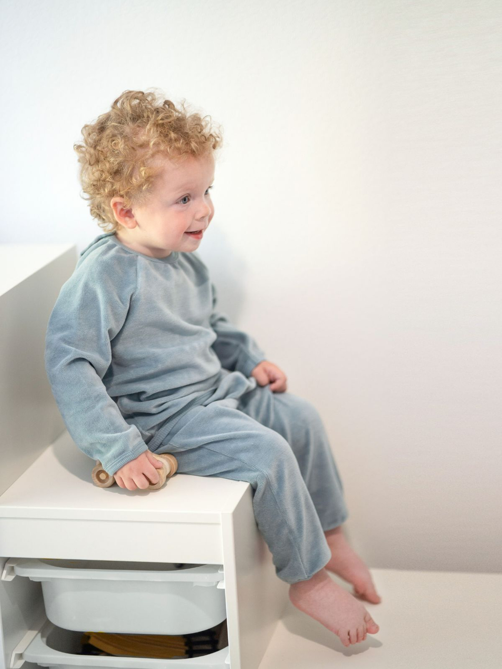 Велюровый комплект Mjölk Baby Blue