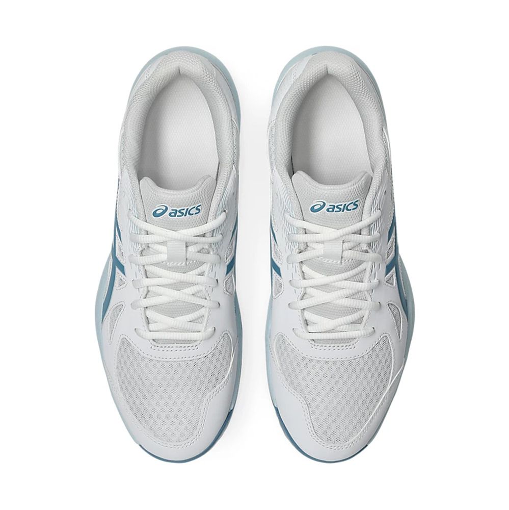 Кроссовки ASICS Upcourt 6 1071A104 105,р.9(рос.41),иск.кожа, текстиль, бело-бирюзовый