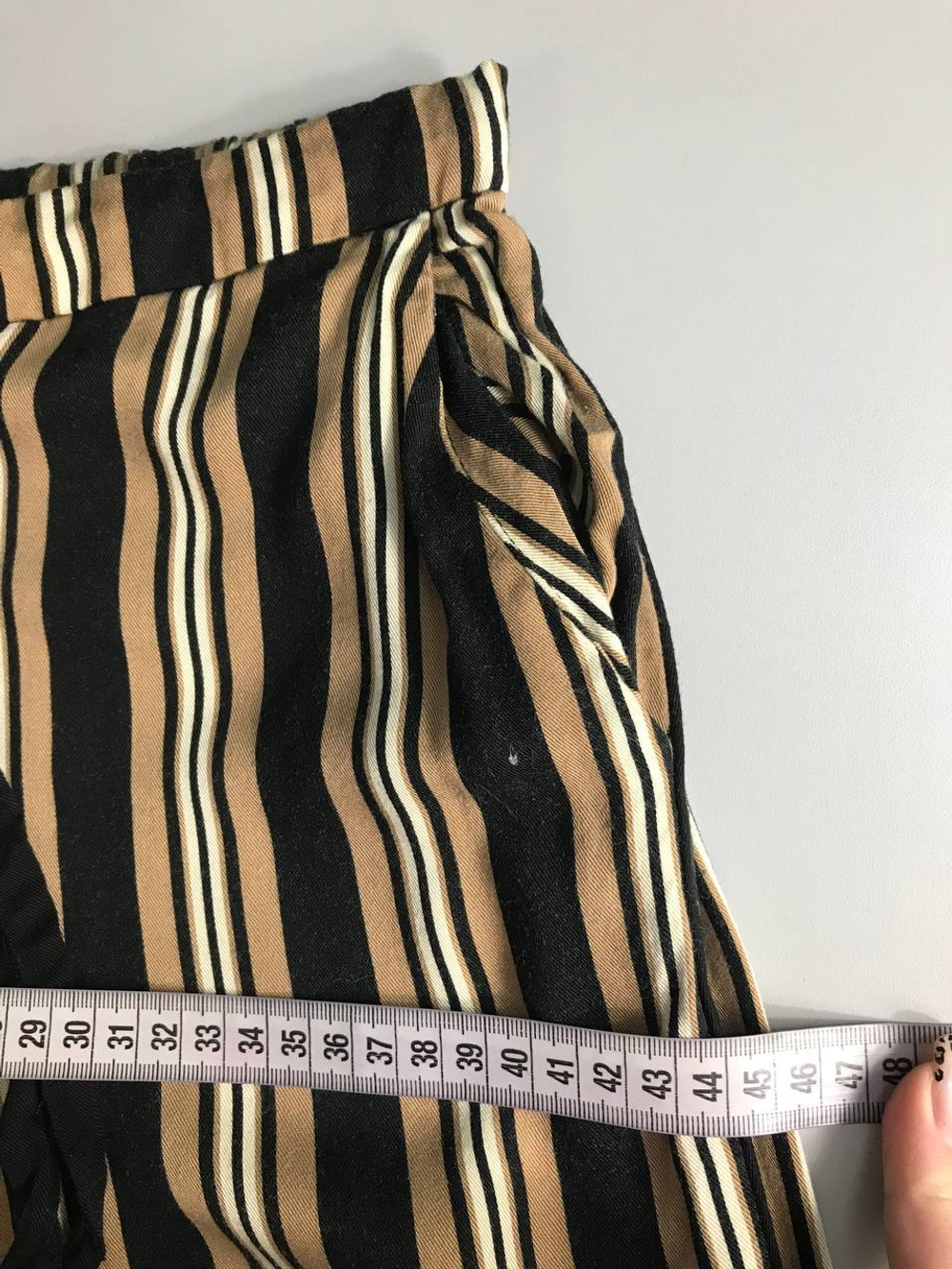 Брюки Mango в широкую полоску, маркировка XS, визуально 42 размер