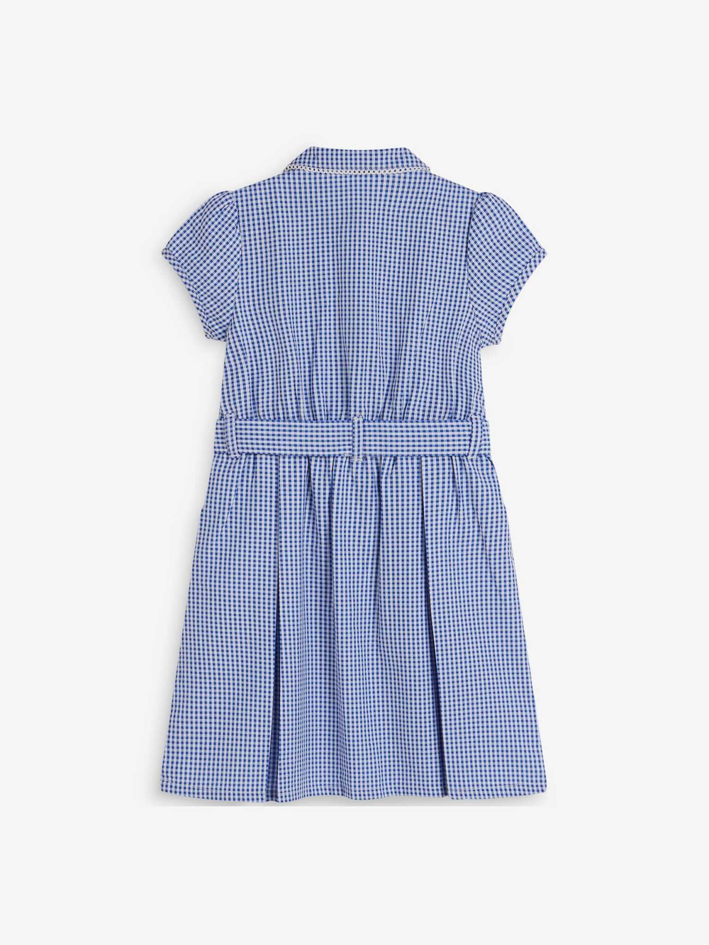 Платье школьное для девочки Next 196-508, Синий, Белый