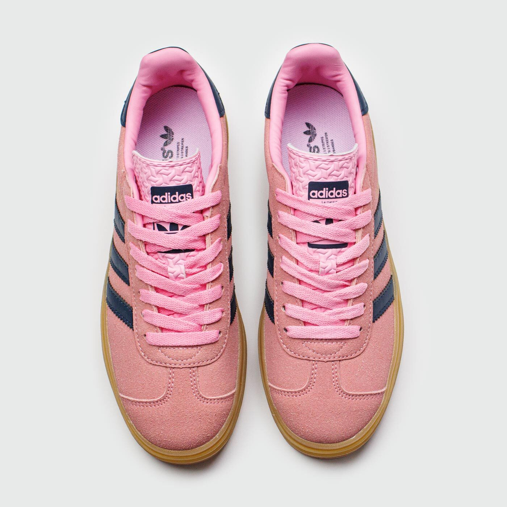 Кроссовки Adidas Gazelle Bold Pink / Blue Wmns