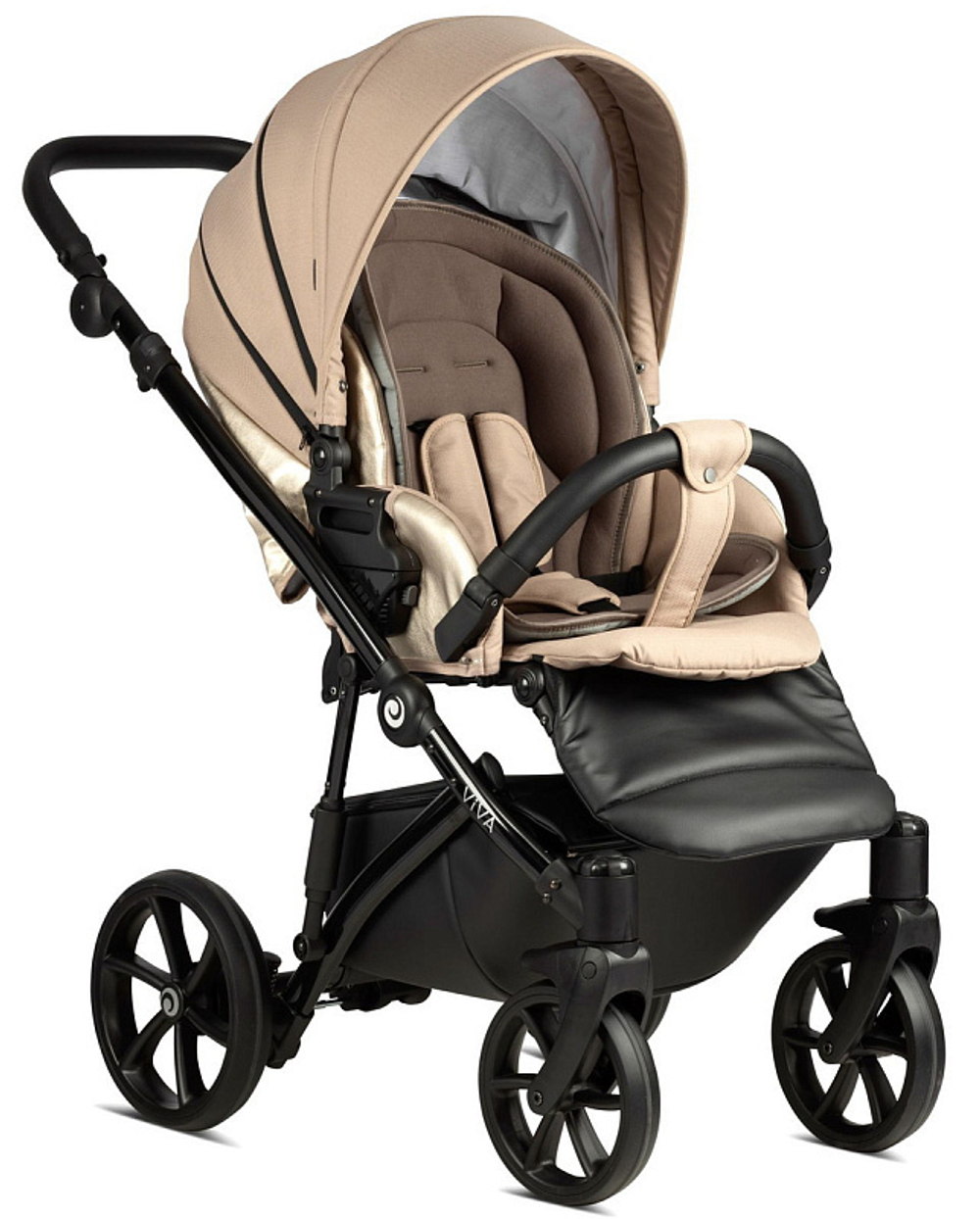 Детская коляска Tutis Viva 4 Luxury 2022 3 в 1 1202061 Amber Gold