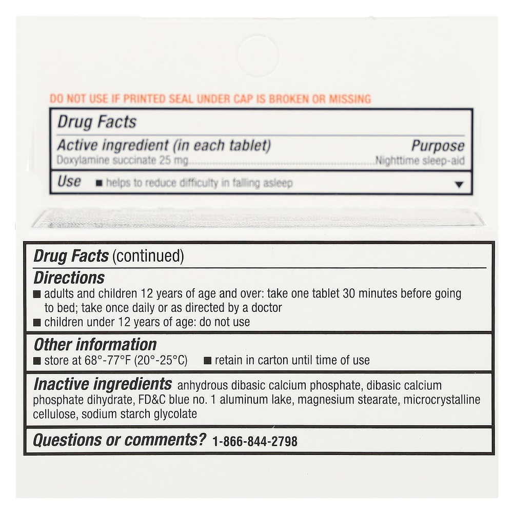 Unisom, SleepTabs, ночное средство для сна, 32 таблетки