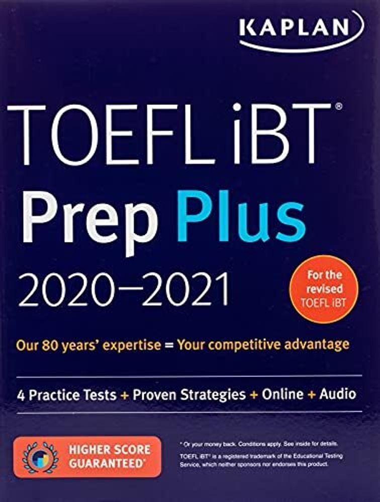 Kaplan TOEFL iBT Prep Plus 2020-21