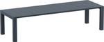 Стол пластиковый раздвижной Siesta Contract Vegas Table XL, темно-серый