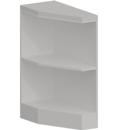 Кухня Модуль ШНПУ 300 (левый) Белый / Насыщенно-зеленый