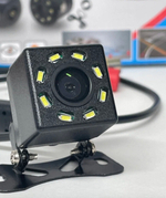 Камера заднего вида 662-8LED CCD, 12v, 720р, 8 диодов, черный, CAM RE, TG (1 шт.)