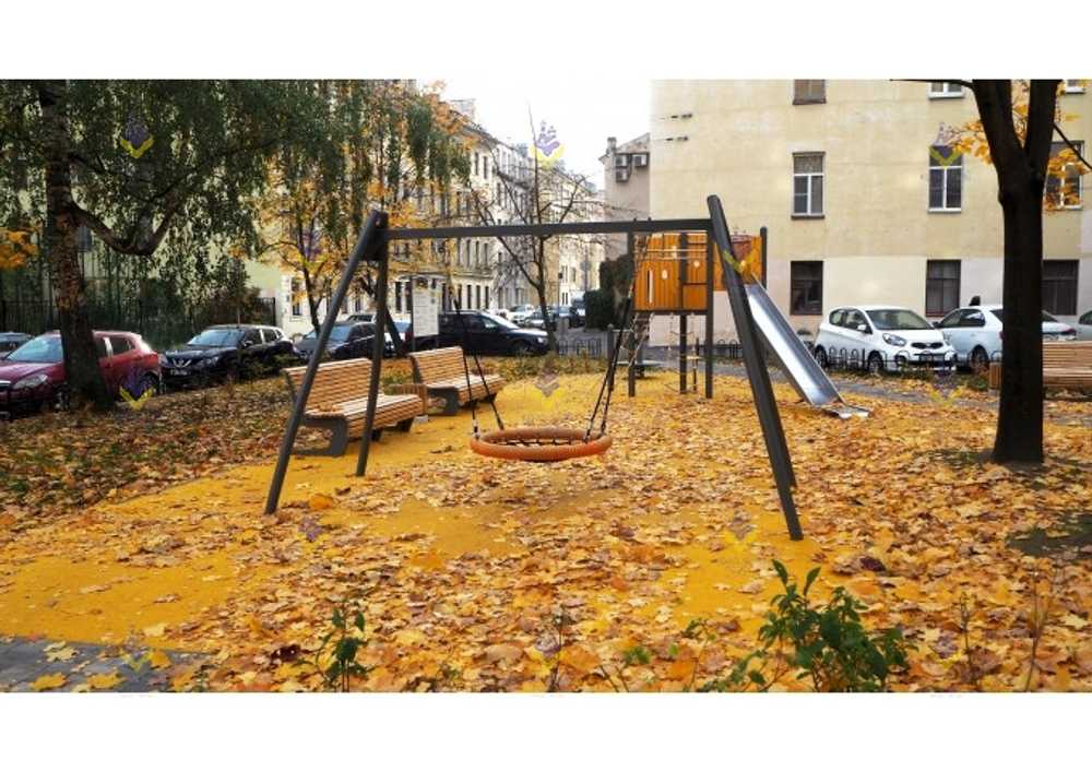 Качели для детей с ОВ с механизмом качания