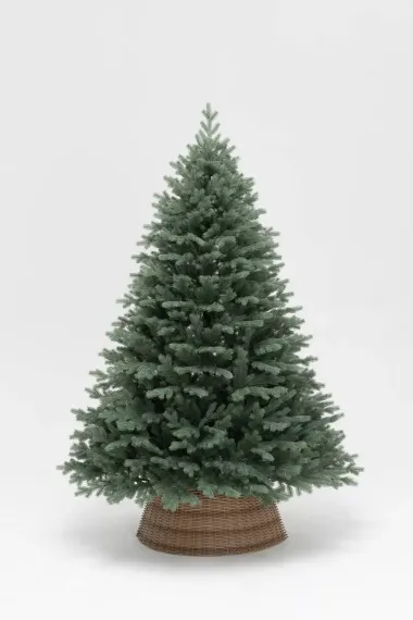 Искусственная елка Балтийская голубая 240 см., 100% литая хвоя, ЕлкиТорг (243240)