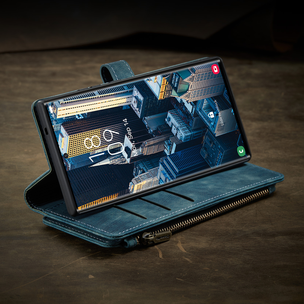 Многофункциональный чехол-кошелек CaseMe 3 in 1 Matte Wallet для Samsung Galaxy S25 Ultra