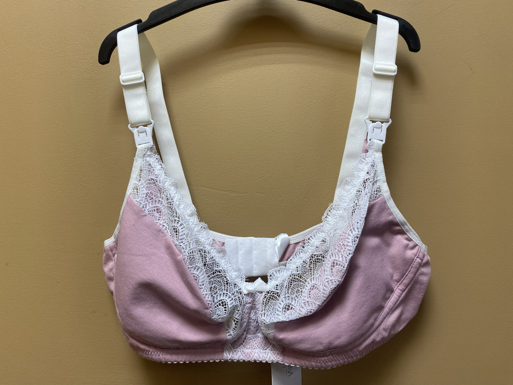 Бюстгальтер "Джулия" для беременных и кормящих из 65% хлопка , цвета в ассортименте, размеры 80D,85C