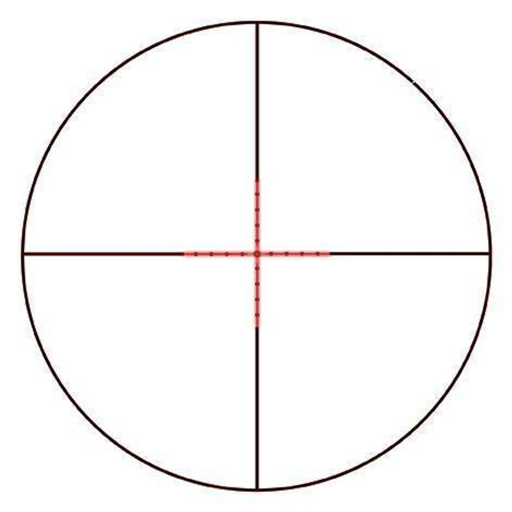 Прицел оптический  Veber ПО 3-9x42 IR MIL-DOT, подсветка