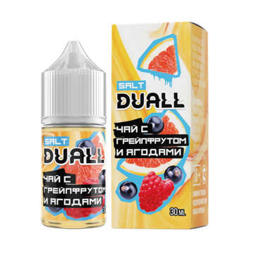 Жидкость (М) Duall Zero (28 мл, 0 мг) Чай с Грейпфрутом и Ягодами