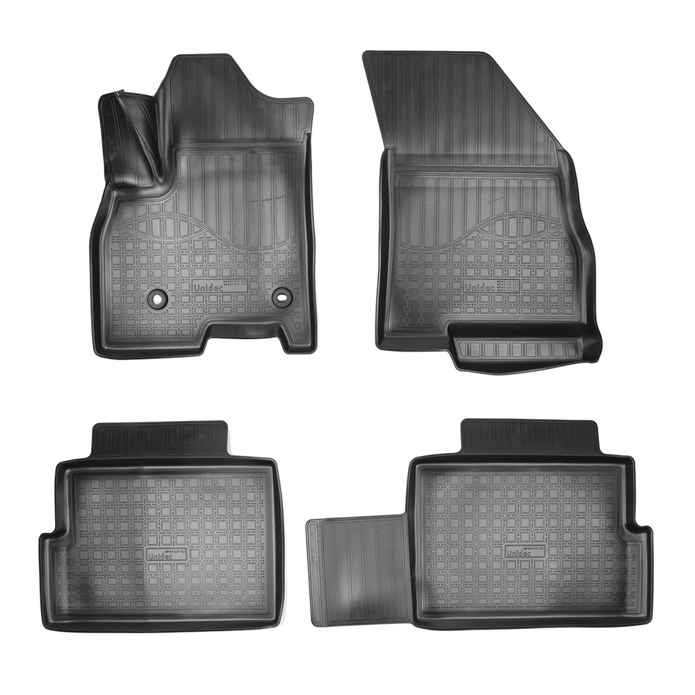 Ковры в салон Norplast/Unidec для Chery Tiggo 7 Pro (2020-), Черный, Prestige, арт.NPA11-C11-741-1