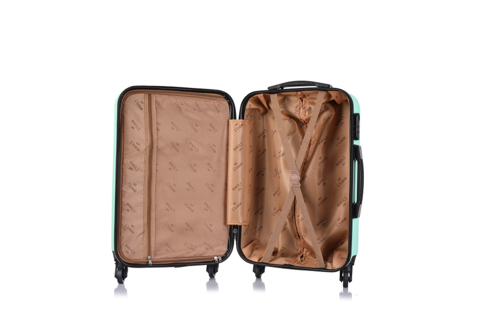 Большой чемодан L'Case Krabi, мятный